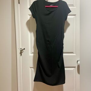 Isabel Maternity by Ingrid & Isabel size Large jersey bodycon black dress